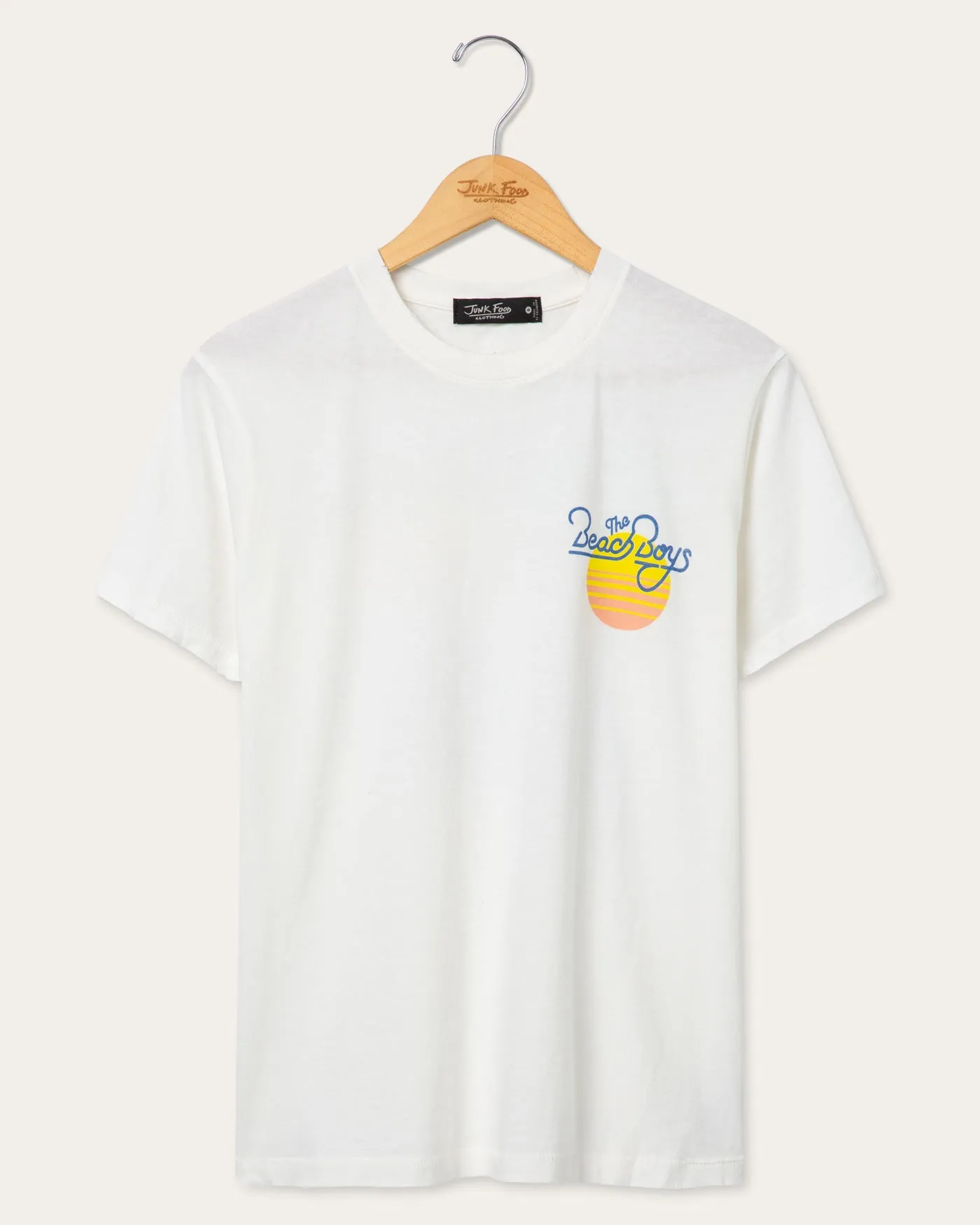 Women's The Beach Boys Palm and Waves Vintage Tee sold by Junk Food Clothing