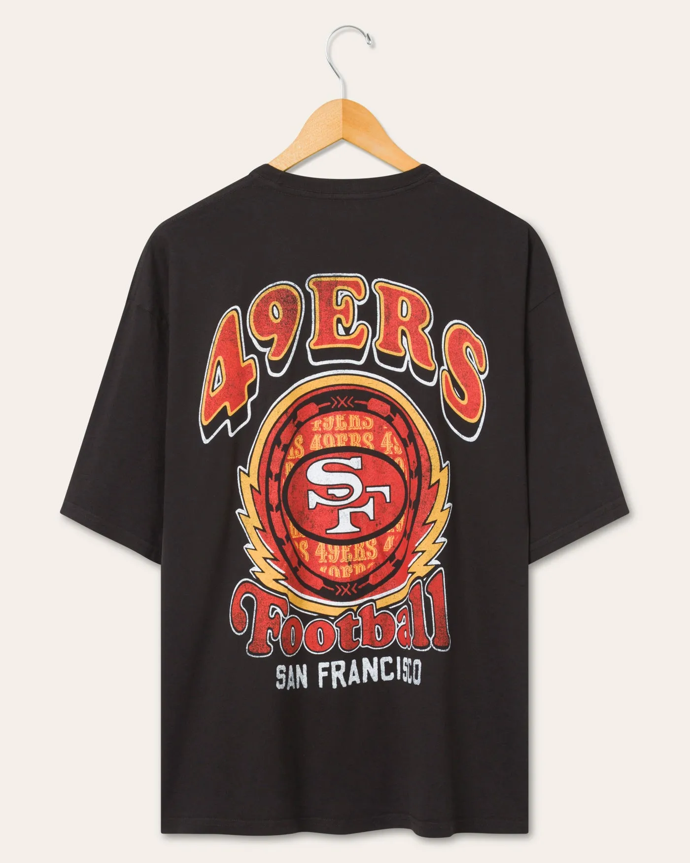 San Francisco 49ers City Series Oversized Tee sold by Junk Food Clothing product image thumbnail 2