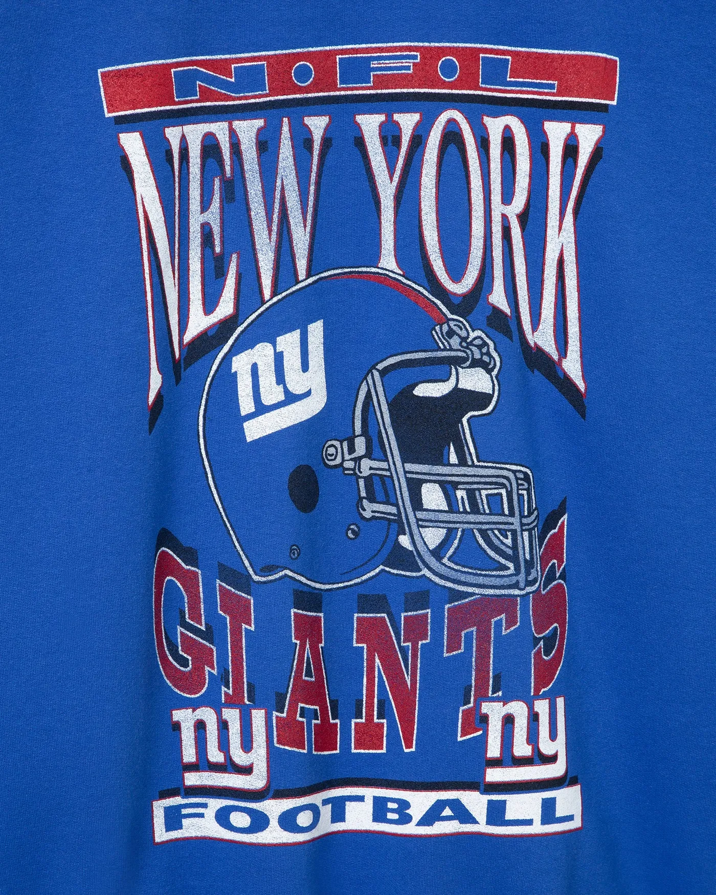 New York Giants Helmet Flea Market Crew Fleece sold by Junk Food Clothing product image thumbnail 3