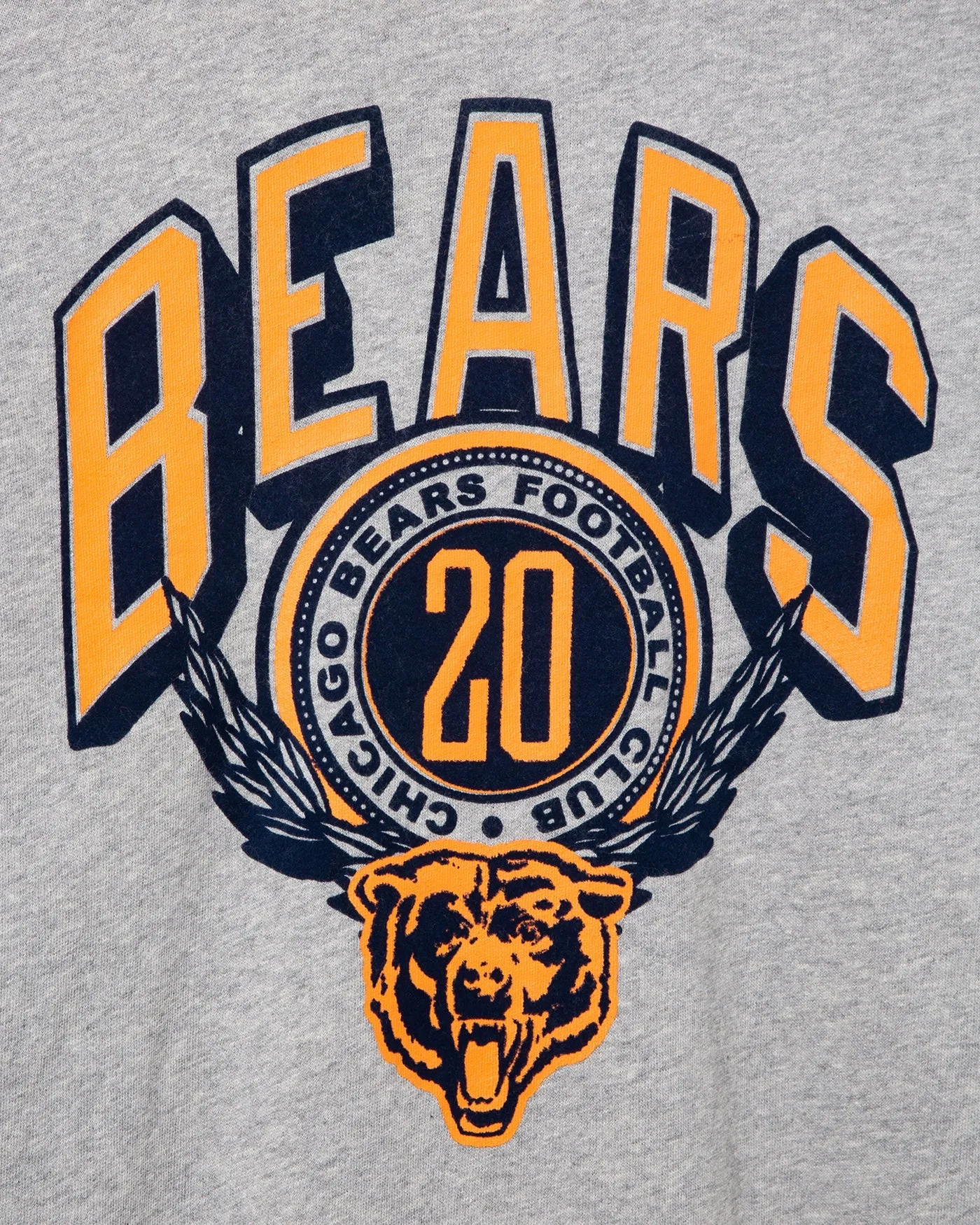 Chicago Bears Flocked Quarter Zip sold by Junk Food Clothing product image thumbnail 4