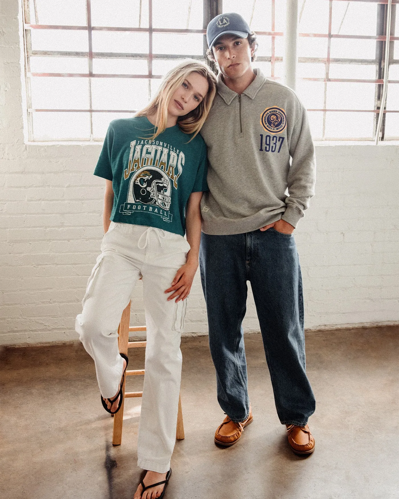 San Francisco 49ers Flocked Quarter Zip sold by Junk Food Clothing product image thumbnail 2