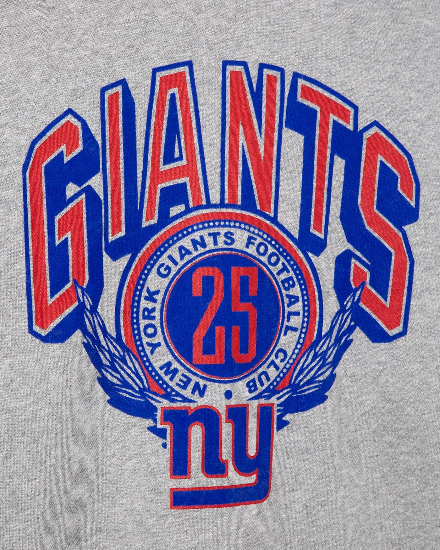 New York Giants Flocked Quarter Zip sold by Junk Food Clothing product image thumbnail 4