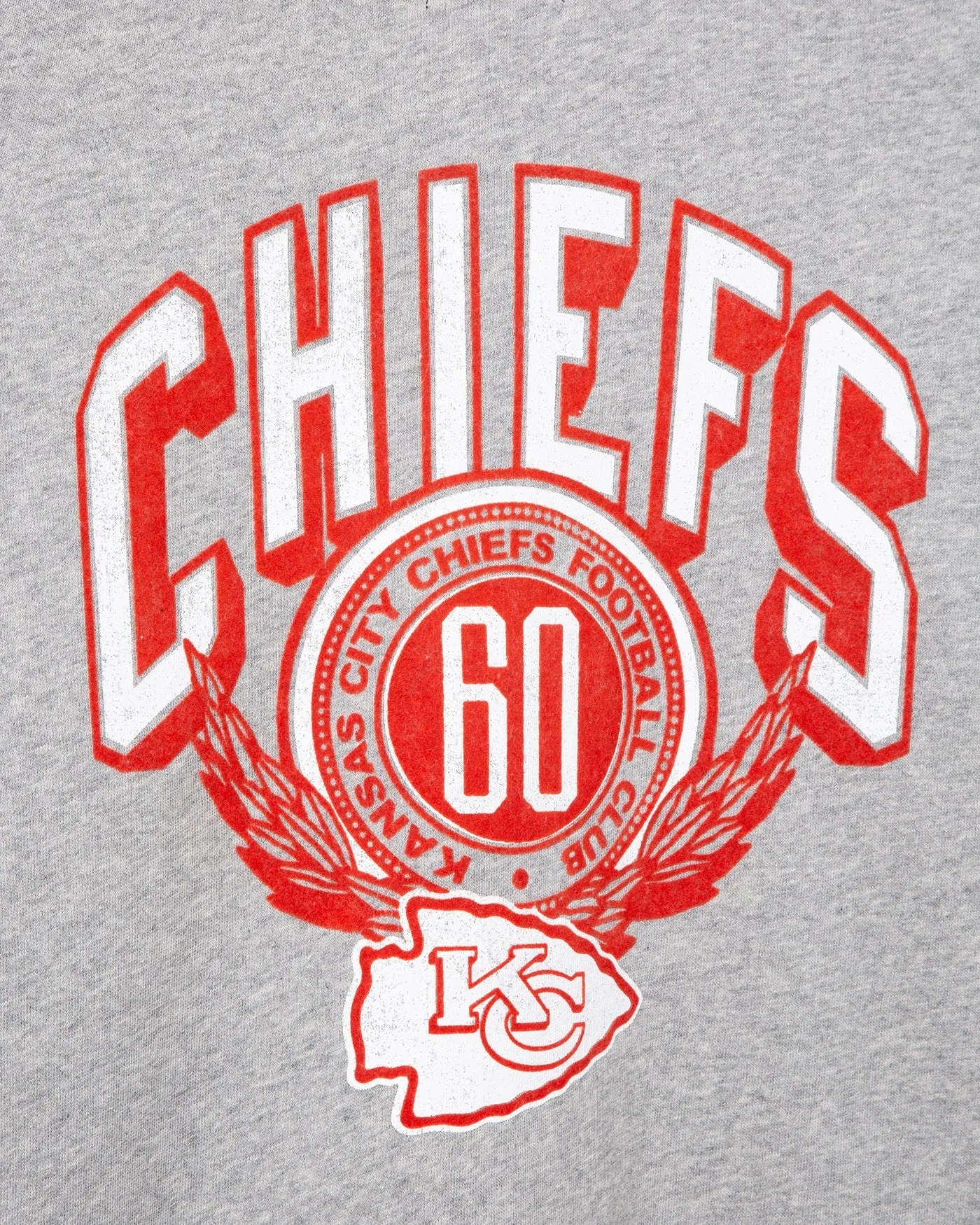 Kansas City Chiefs Flocked Quarter Zip sold by Junk Food Clothing product image thumbnail 4