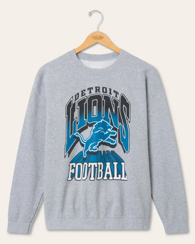 Detroit Lions All Pro Crew Fleece made by Junk Food Clothing