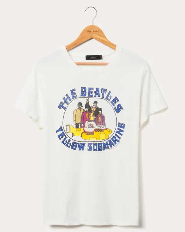 Women's The Beatles We All Live Vintage Tee sold by Junk Food Clothing