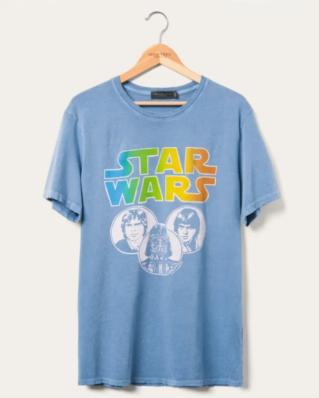 Star Wars™ Gradient Logo Vintage Tee sold by Junk Food Clothing