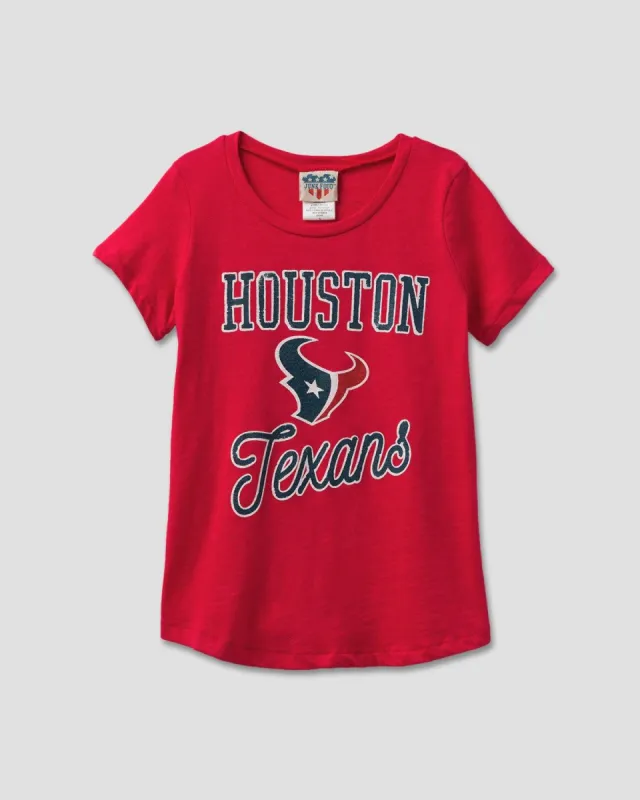 GIRLS TEXANS GAME DAY TEE sold by Junk Food Clothing