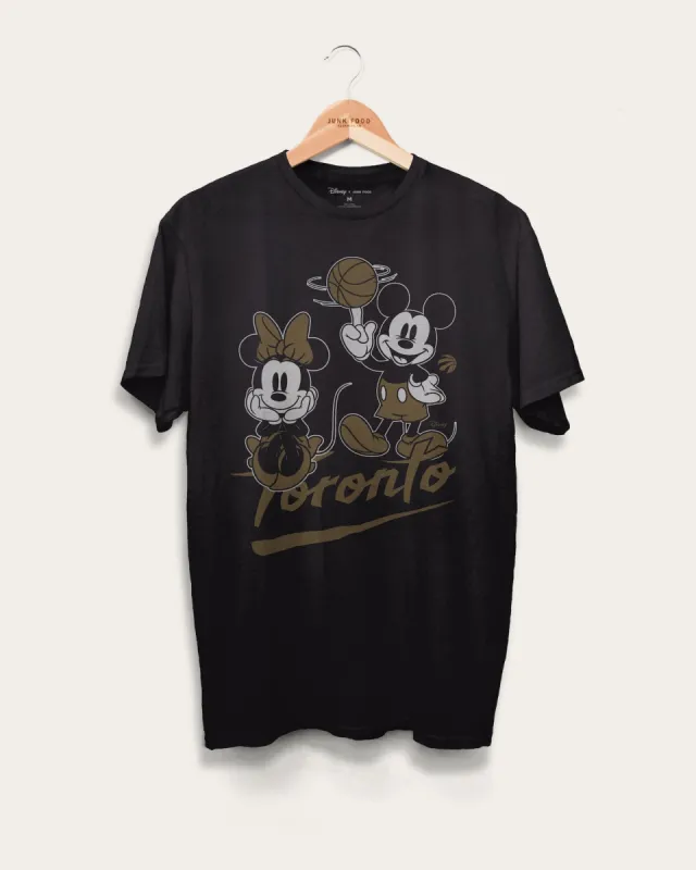 Unisex Raptors Mickey Minnie City Edition Tee sold by Junk Food Clothing