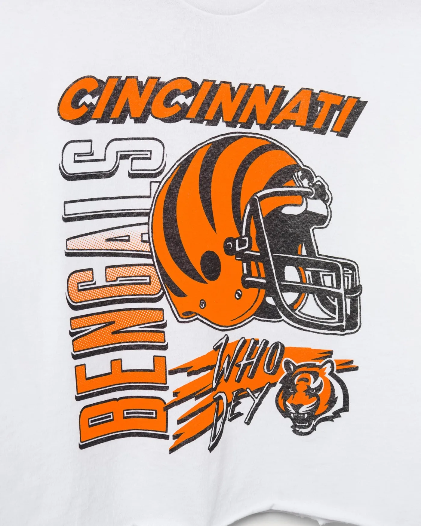 Women's Bengals Who Dey Cropped Tee sold by Junk Food Clothing product image thumbnail 3