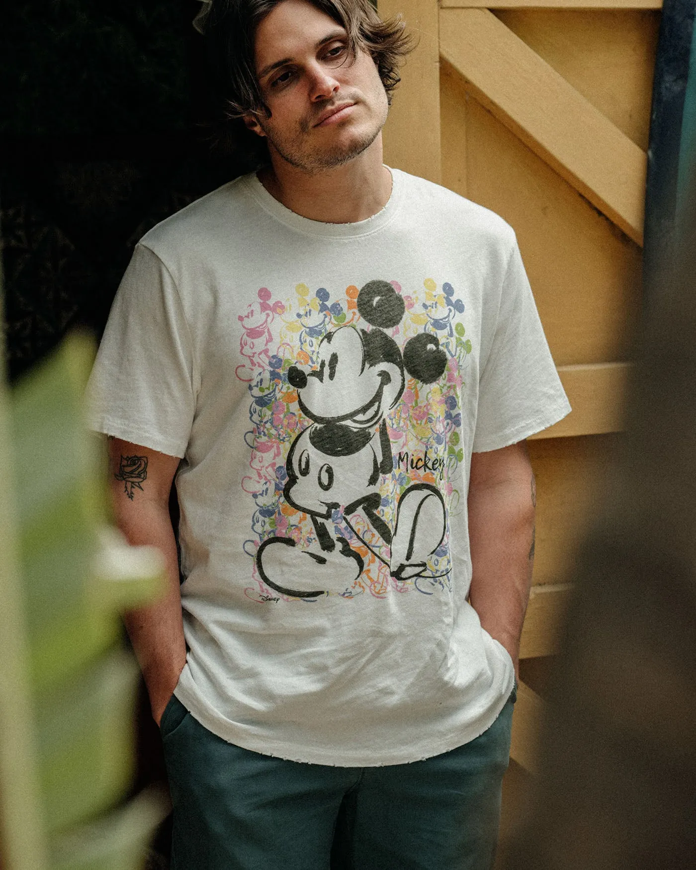 Classic Mickey Multicolor Vintage Tee sold by Junk Food Clothing product image thumbnail 3