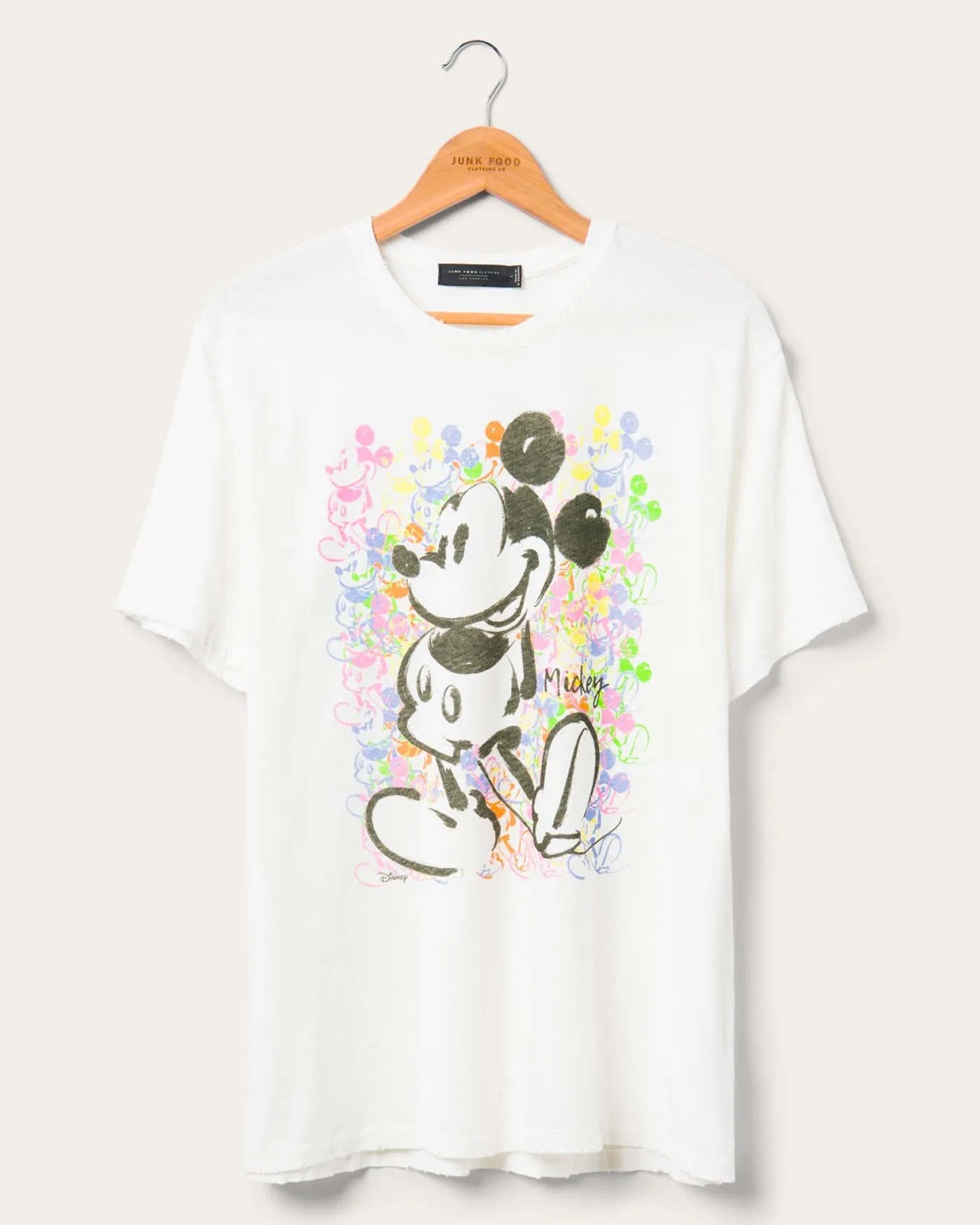 Classic Mickey Multicolor Vintage Tee sold by Junk Food Clothing