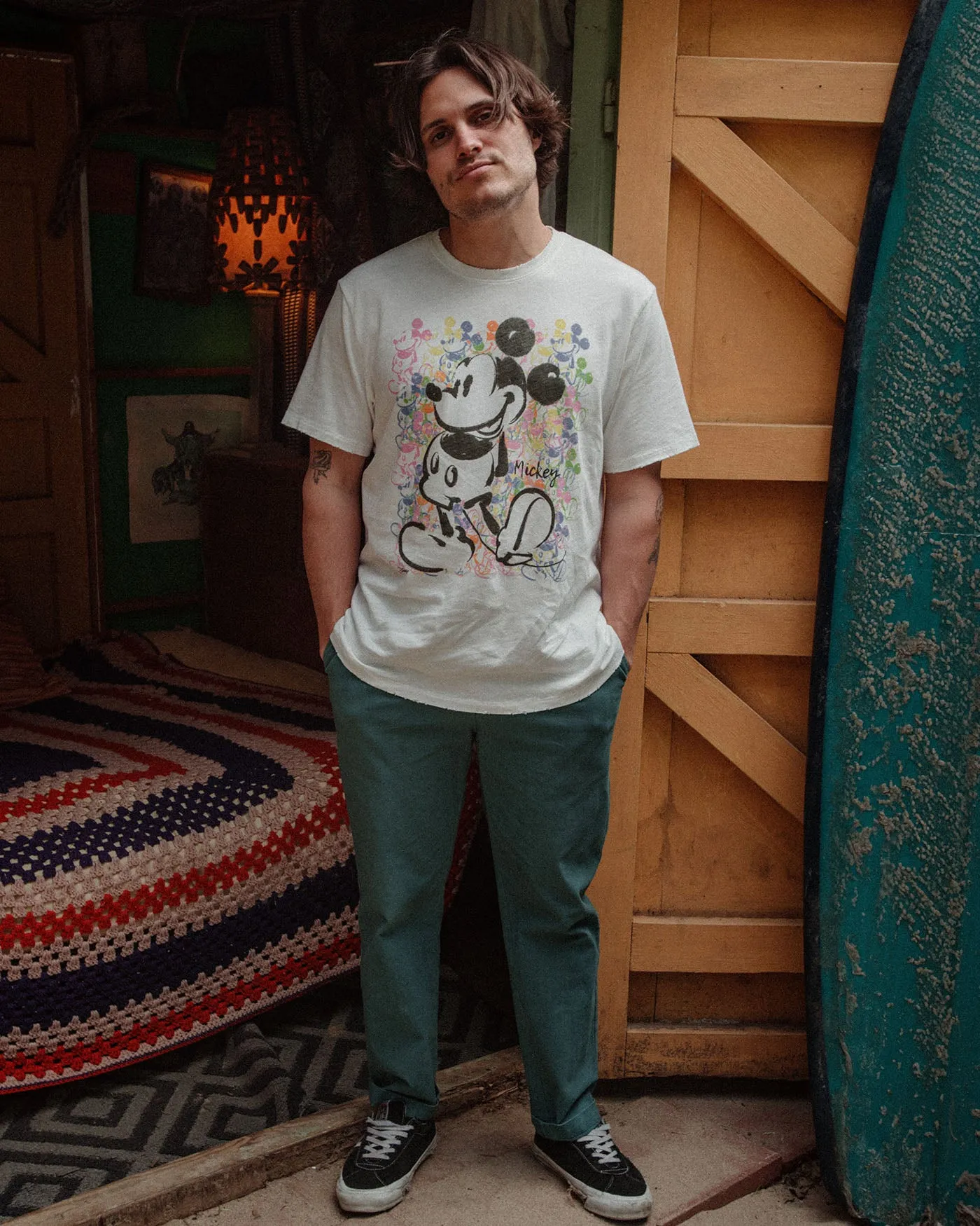 Classic Mickey Multicolor Vintage Tee sold by Junk Food Clothing product image thumbnail 2