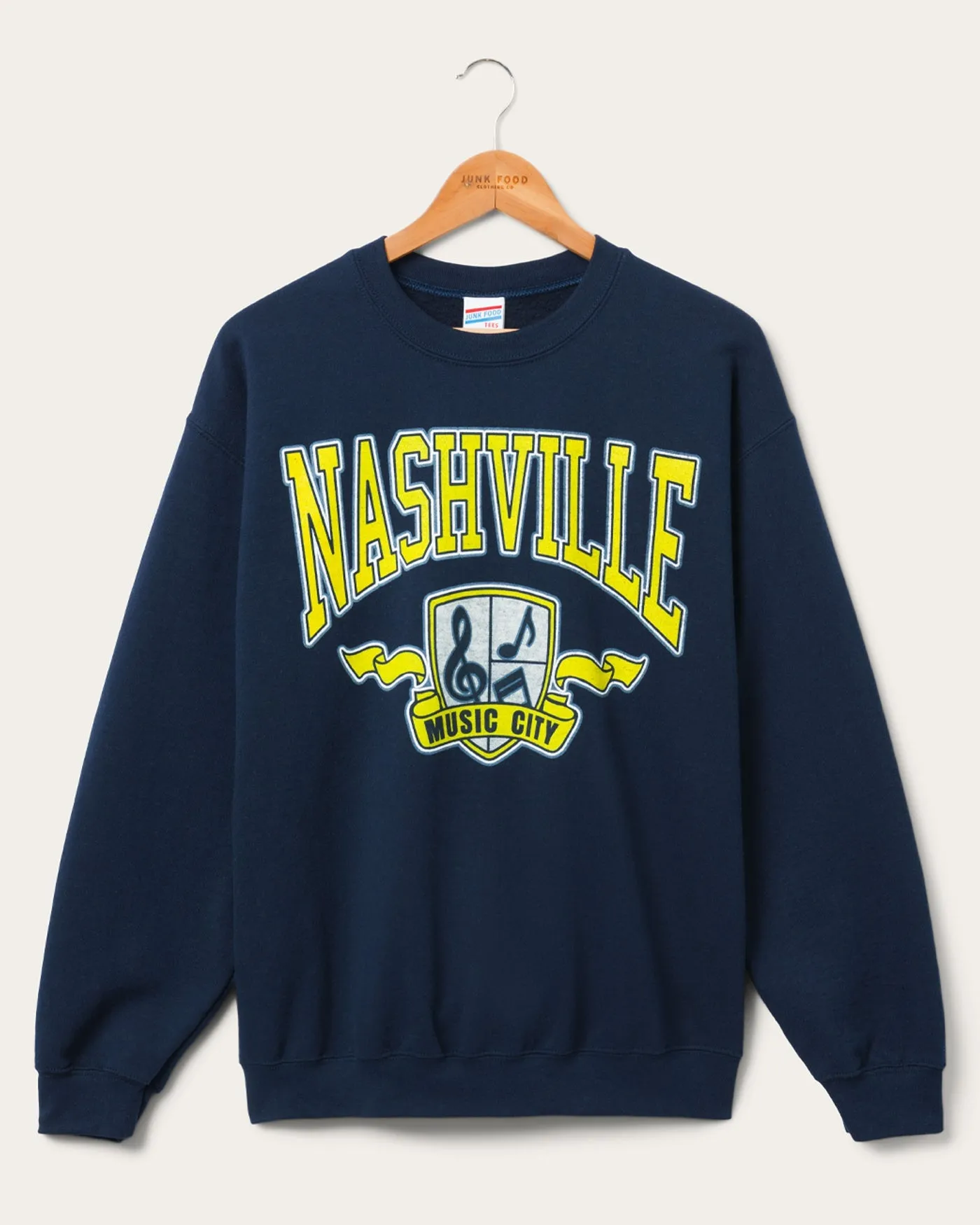 Nashville Flea Market Crew Fleece sold by Junk Food Clothing