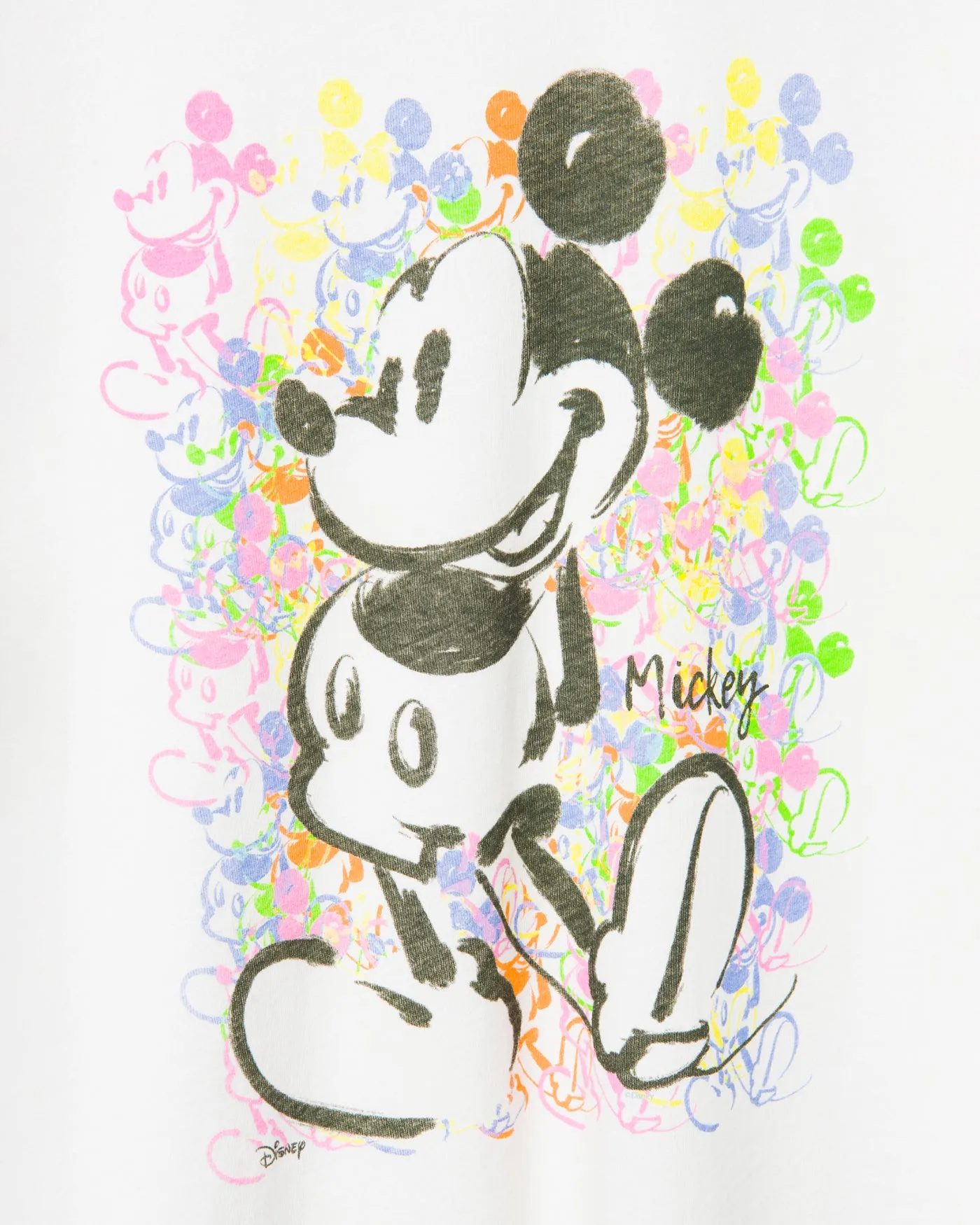 Classic Mickey Multicolor Vintage Tee sold by Junk Food Clothing product image thumbnail 5