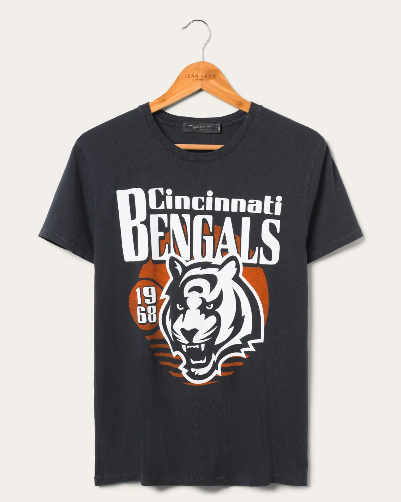 Women's Cincinnati Bengals Sunset Vintage Tee sold by Junk Food Clothing