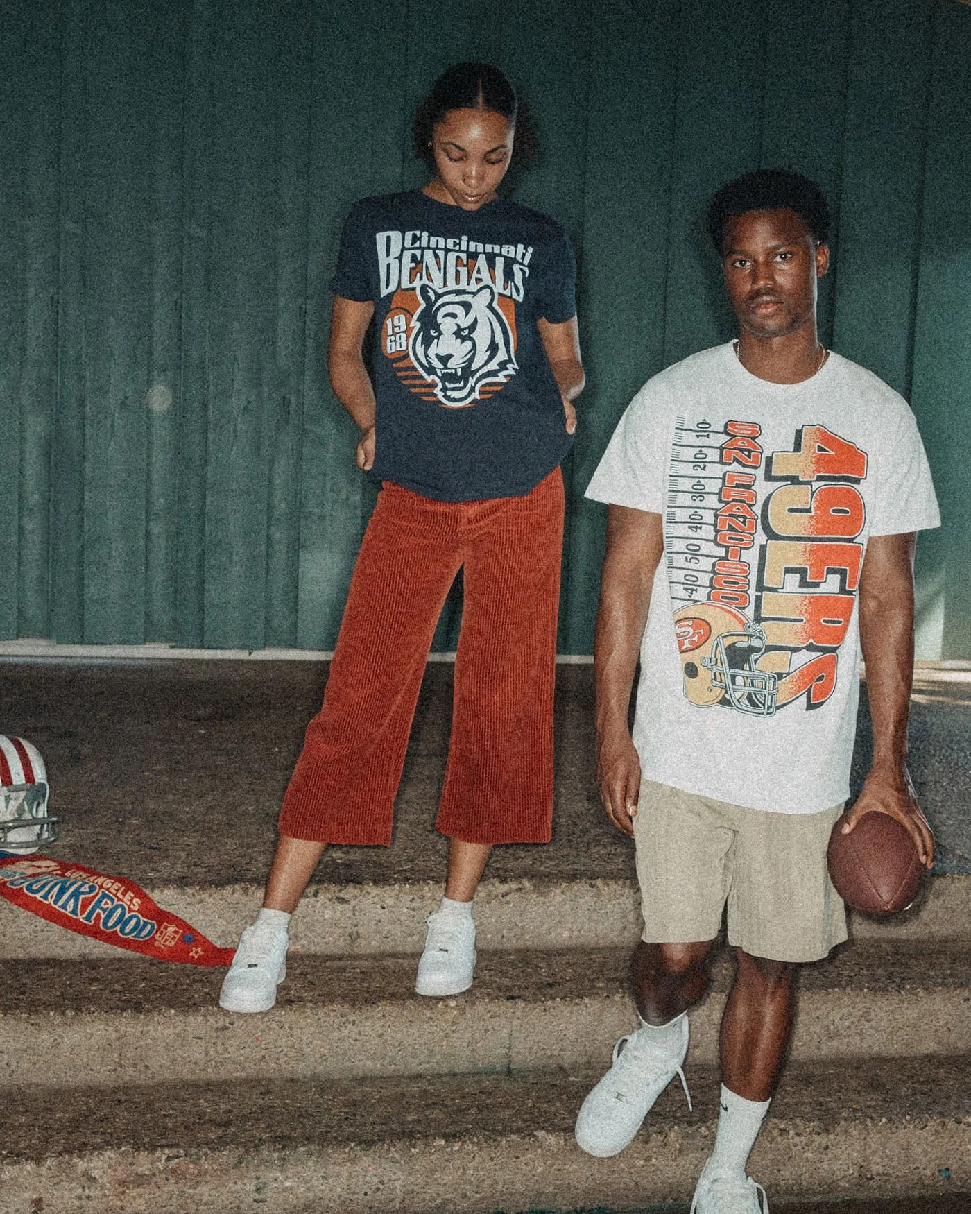 Women's Cincinnati Bengals Sunset Vintage Tee sold by Junk Food Clothing product image thumbnail 2