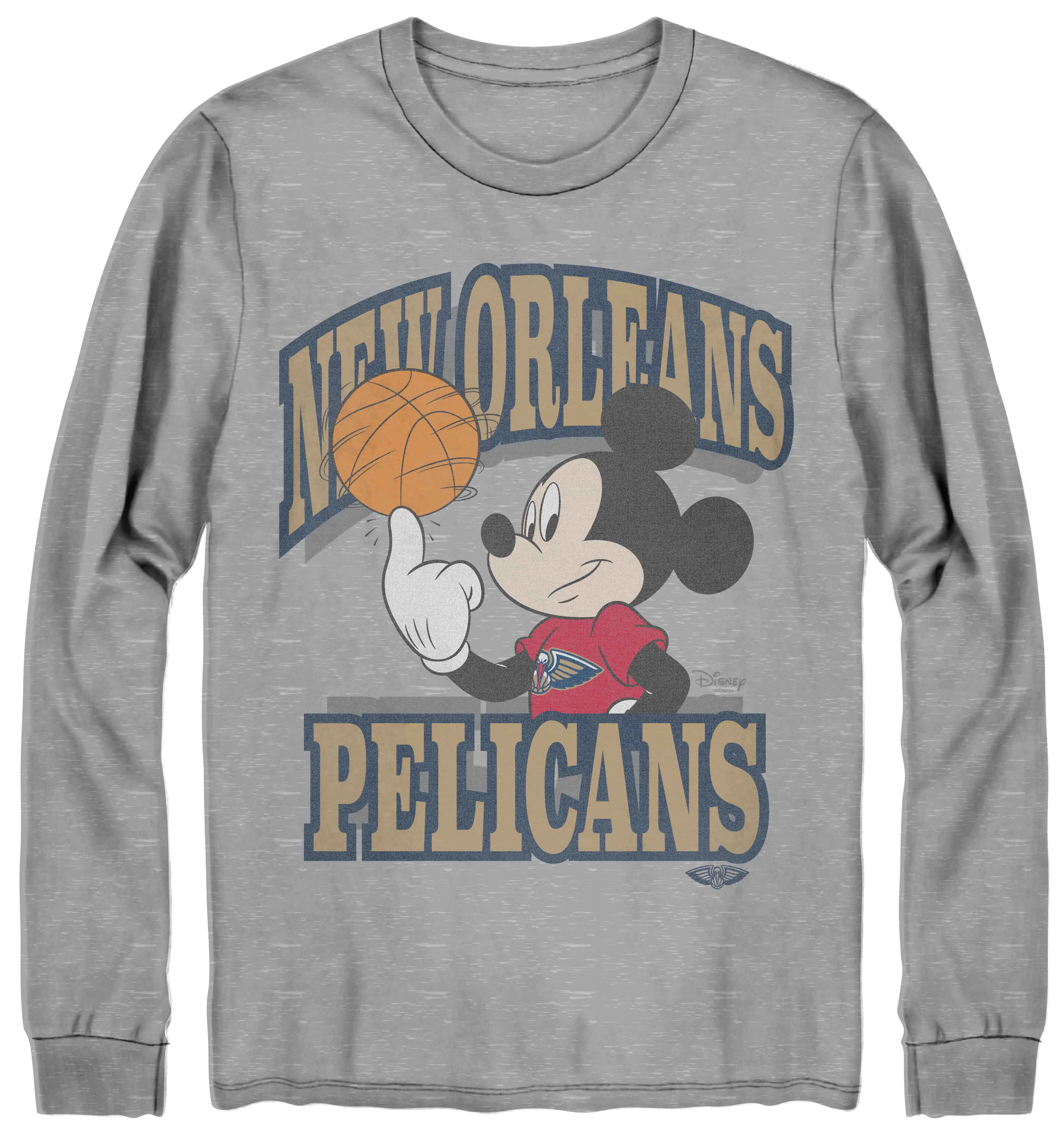 Unisex Pelicans Mickey Team Spirit Long Sleeve sold by Junk Food Clothing