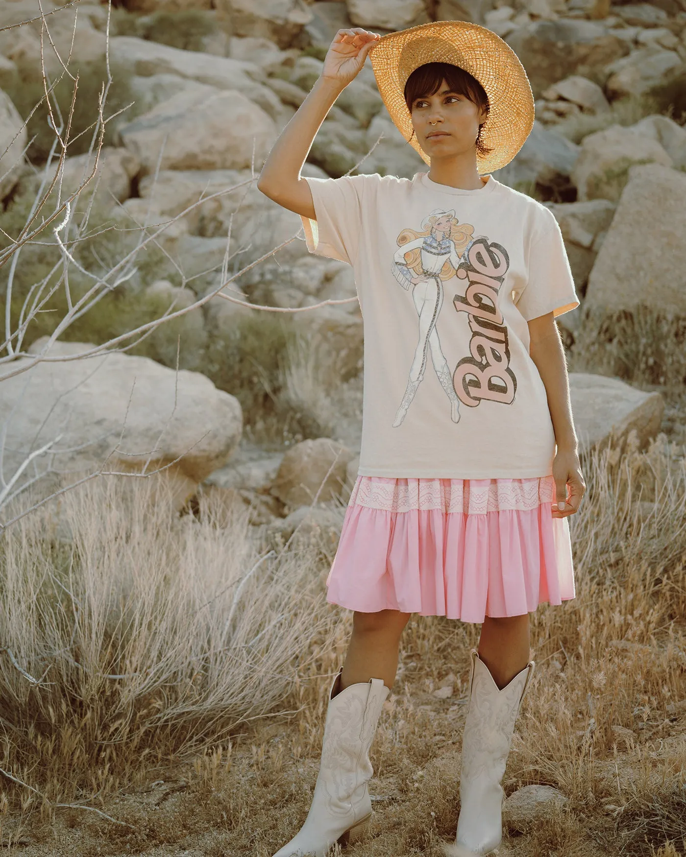 Women's Cowgirl Barbie Flea Market Tee sold by Junk Food Clothing product image thumbnail 3