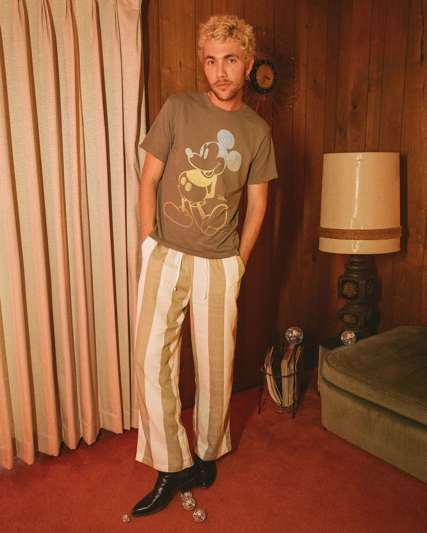 Mickey Rainbows Vintage Tee sold by Junk Food Clothing product image thumbnail 2