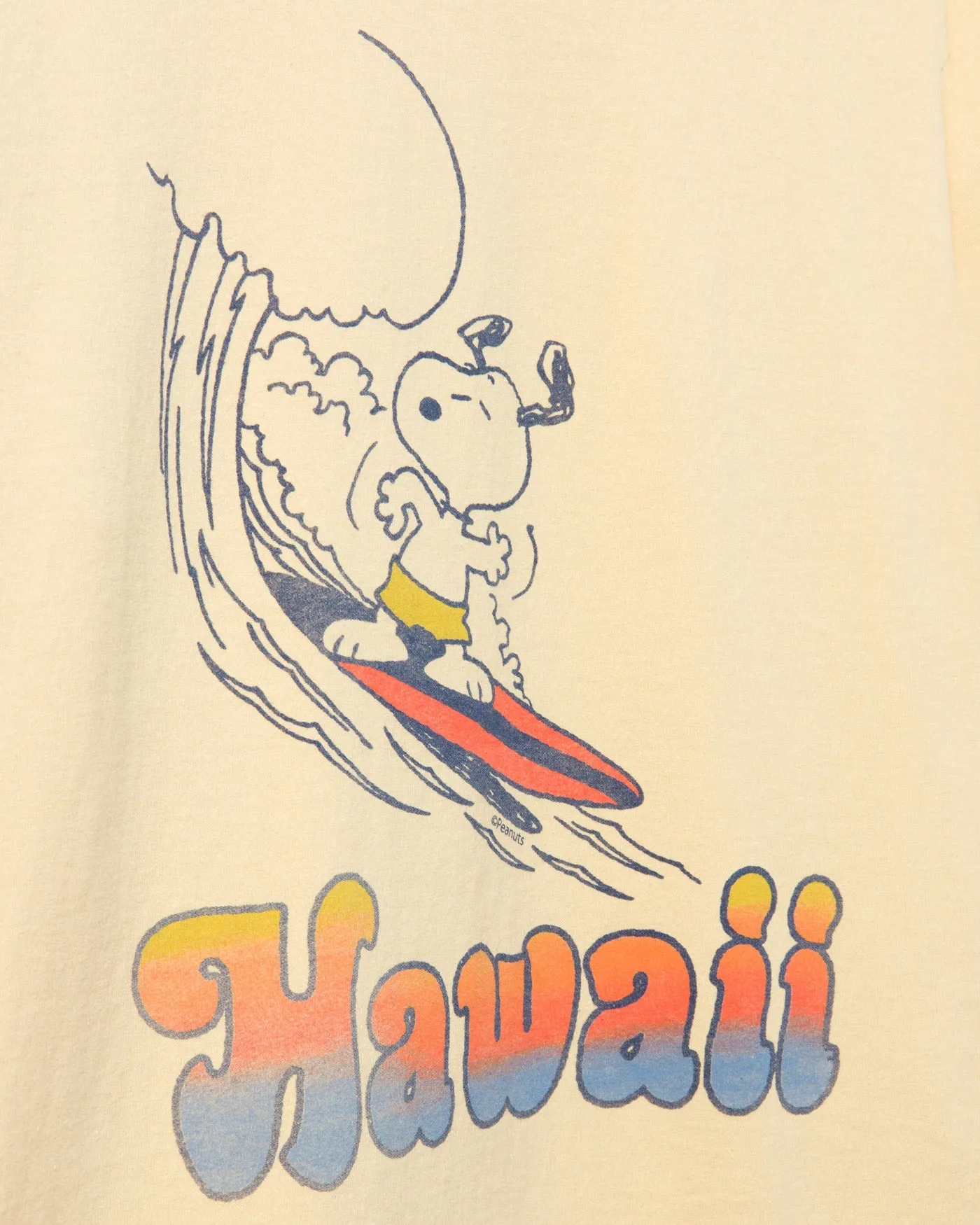 Snoopy Hawaii Flea Market Tee sold by Junk Food Clothing product image thumbnail 4