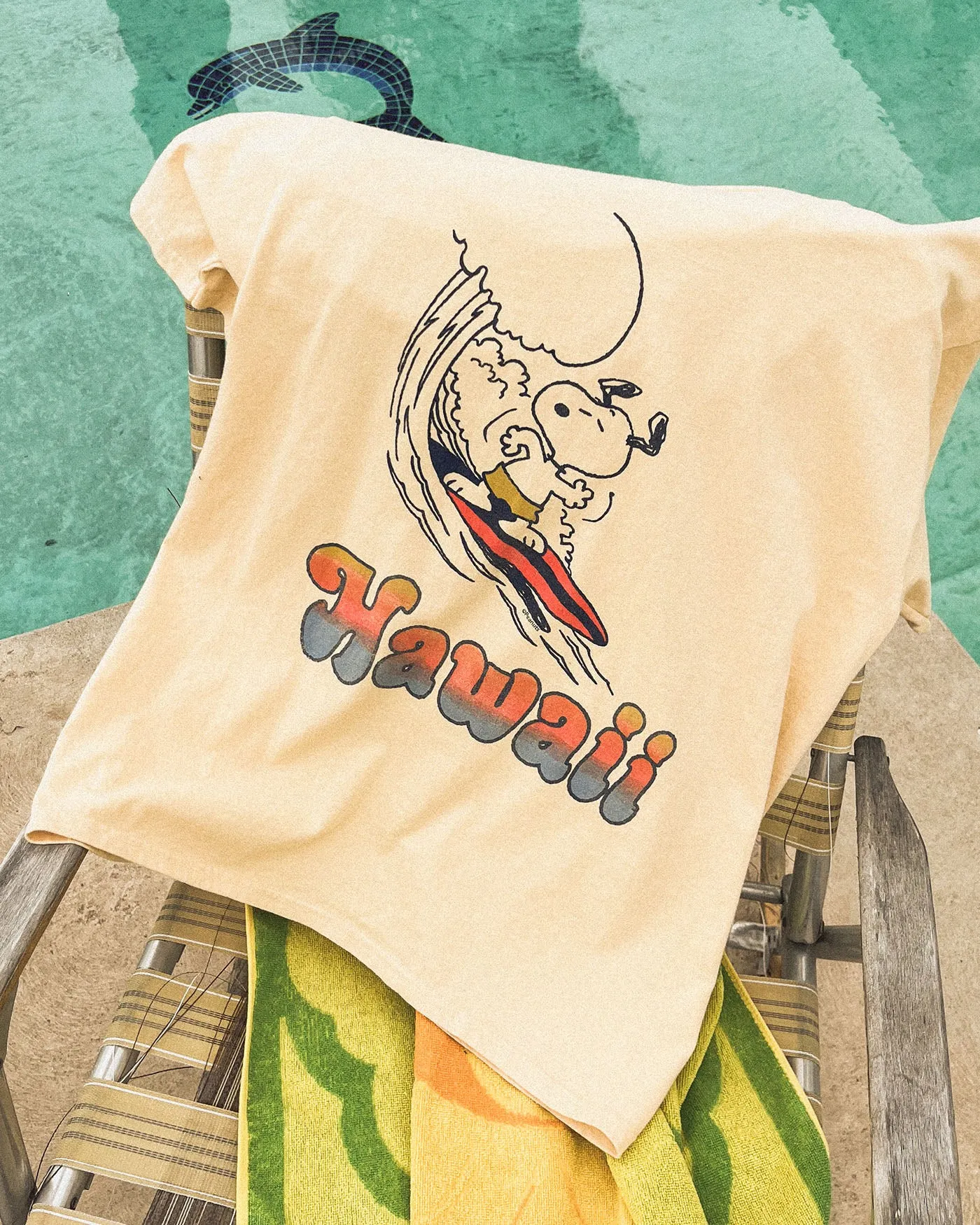 Snoopy Hawaii Flea Market Tee sold by Junk Food Clothing product image thumbnail 2