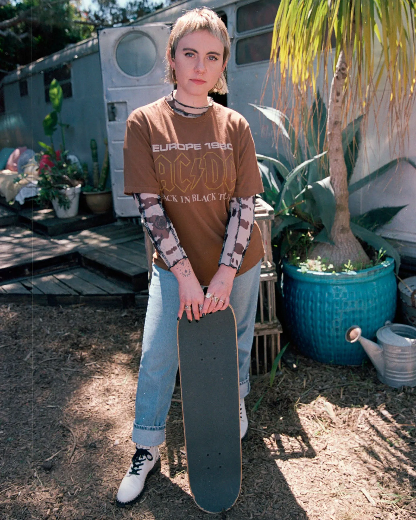 AC/DC Europe Tour Vintage Tee sold by Junk Food Clothing product image thumbnail 3