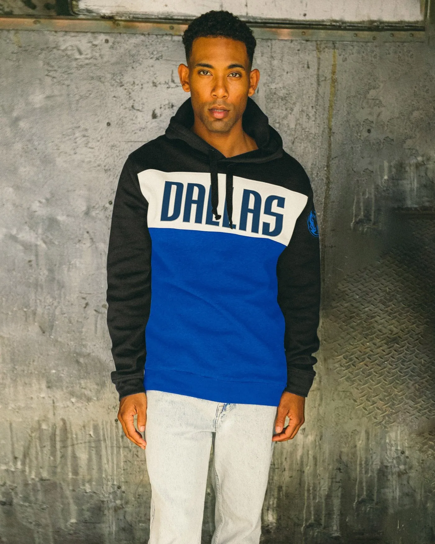 NBA Dallas Mavericks Colorblock Hoodie sold by Junk Food Clothing product image thumbnail 2