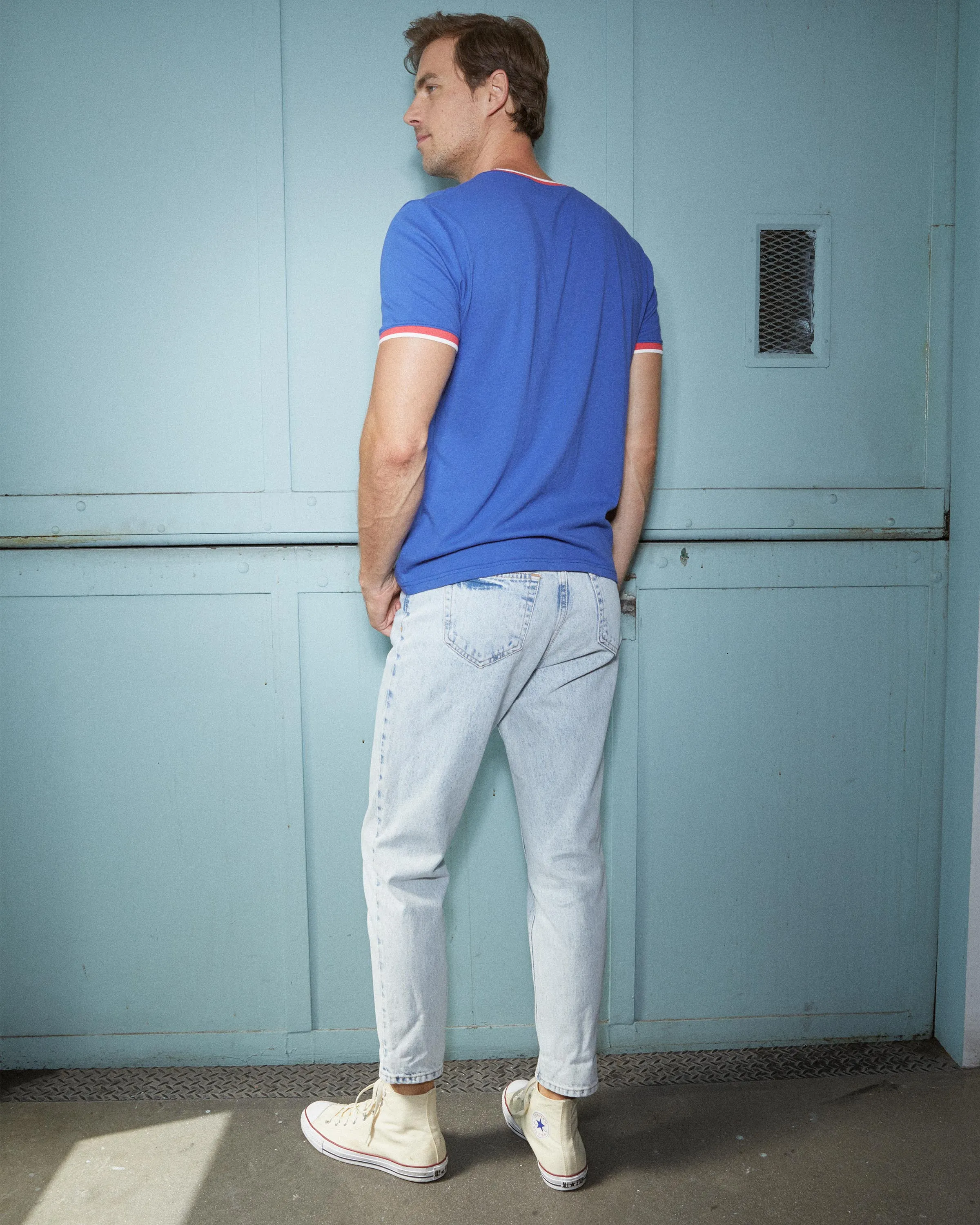 MENS GIANTS THROWBACK RINGER TEE sold by Junk Food Clothing product image thumbnail 3