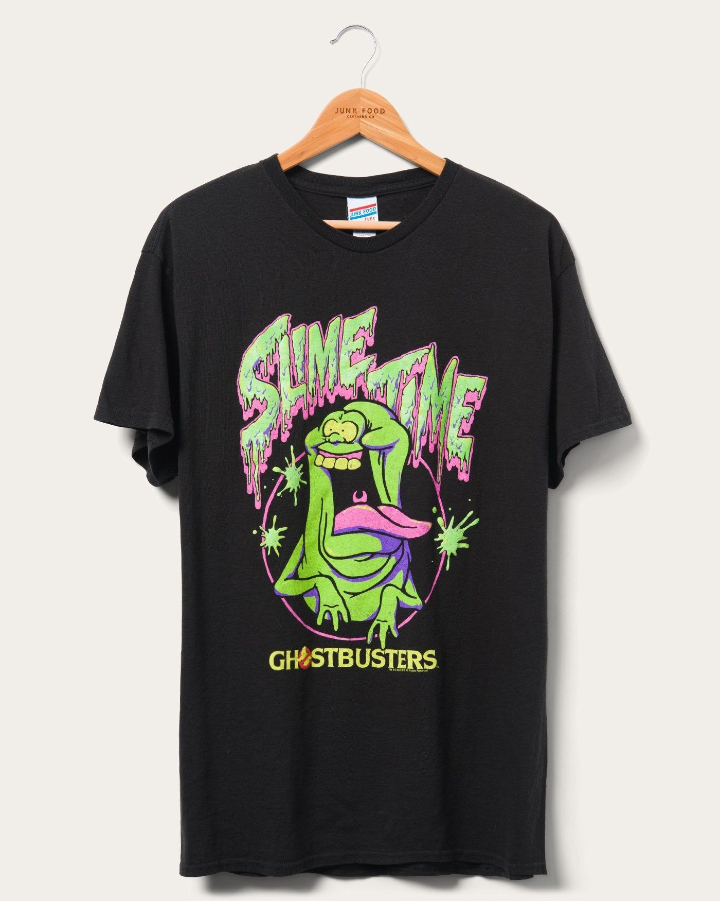 Ghostbusters Slime Time Flea Market Tee sold by Junk Food Clothing