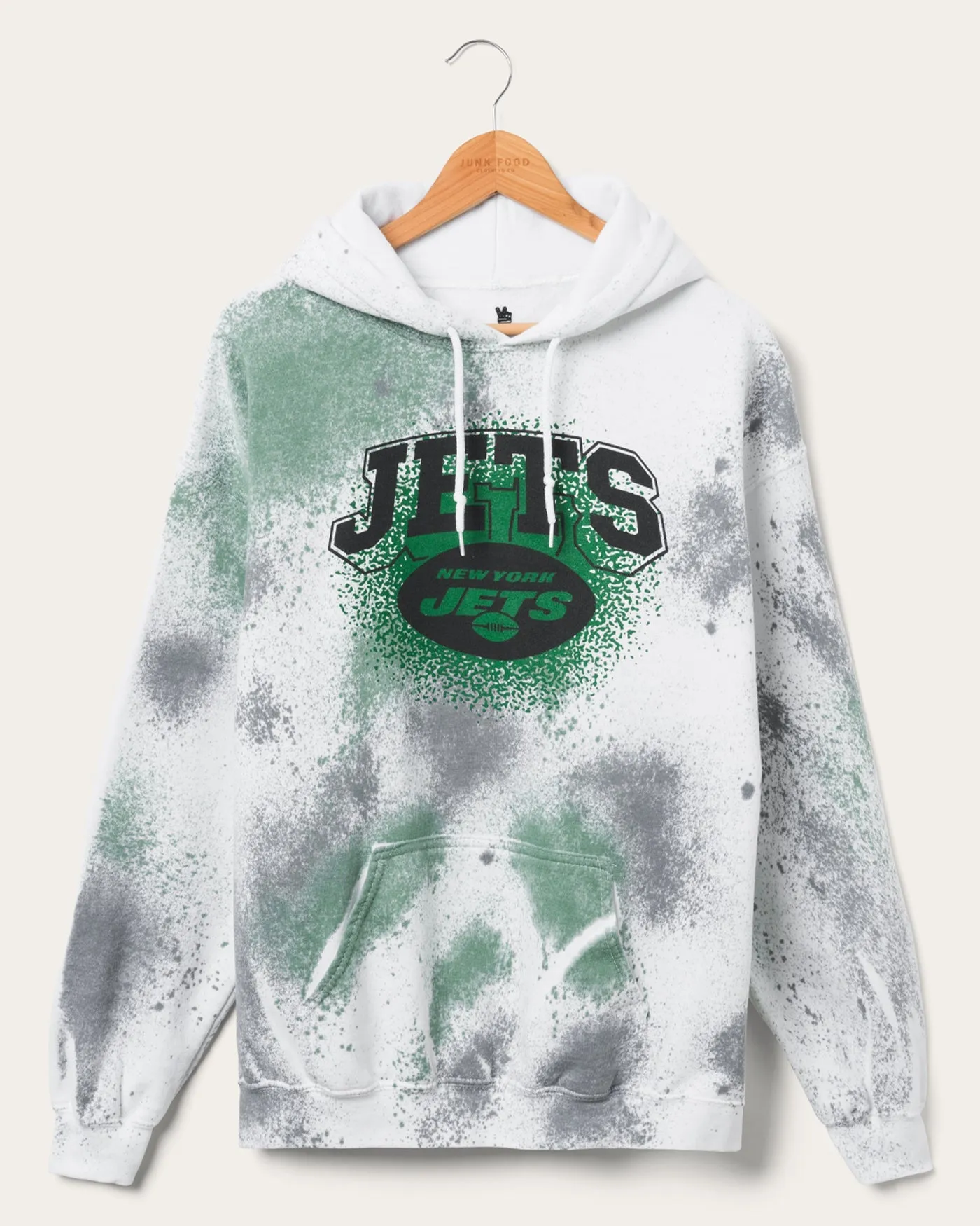 Jets Tie Dye Hoodie sold by Junk Food Clothing
