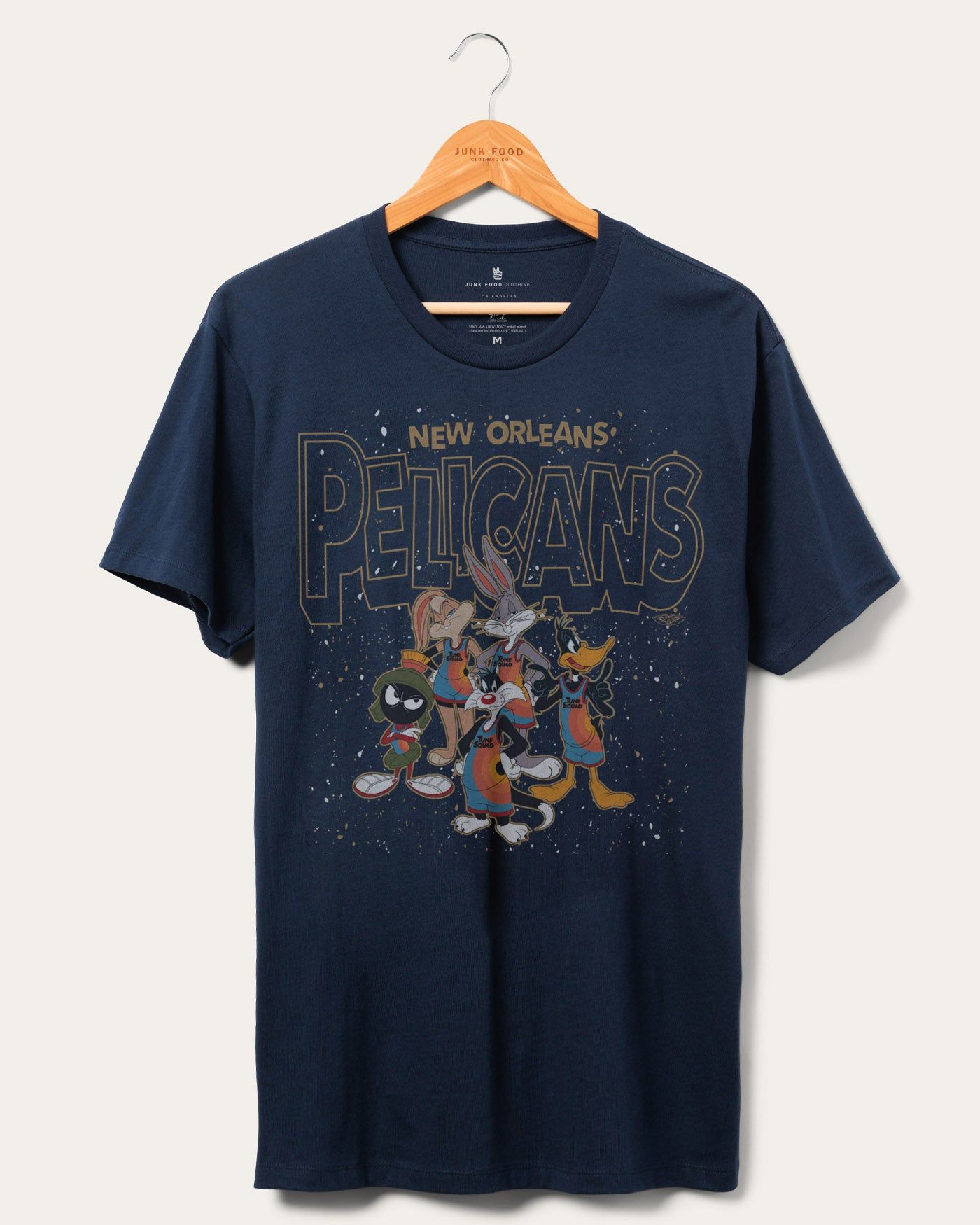 Unisex NBA x Space Jam: A New Legacy Pelicans Home Squad Advantage Tee sold by Junk Food Clothing