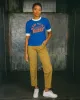 Women's NBA New York Knicks Slim Ringer Tee sold by Junk Food Clothing