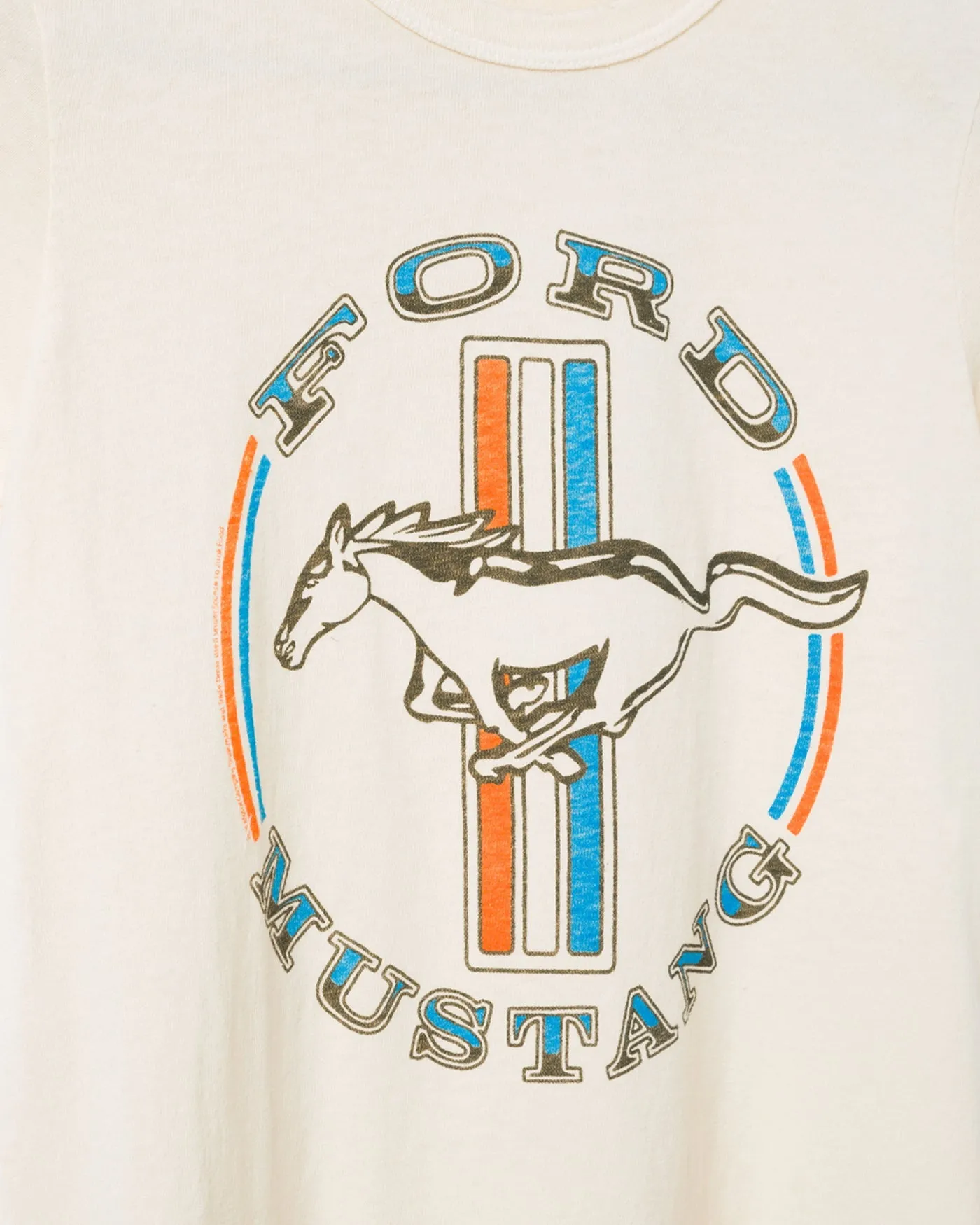 Women's Ford Mustang Stripe Original Tee sold by Junk Food Clothing product image thumbnail 4