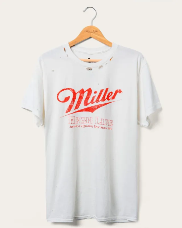 Miller High Life Eagle Flea Market Destroy Tee sold by Junk Food Clothing