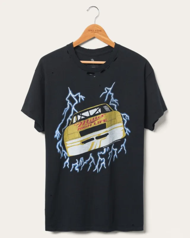 Miller High Life Lightning Reactive Flea Market Tee sold by Junk Food Clothing