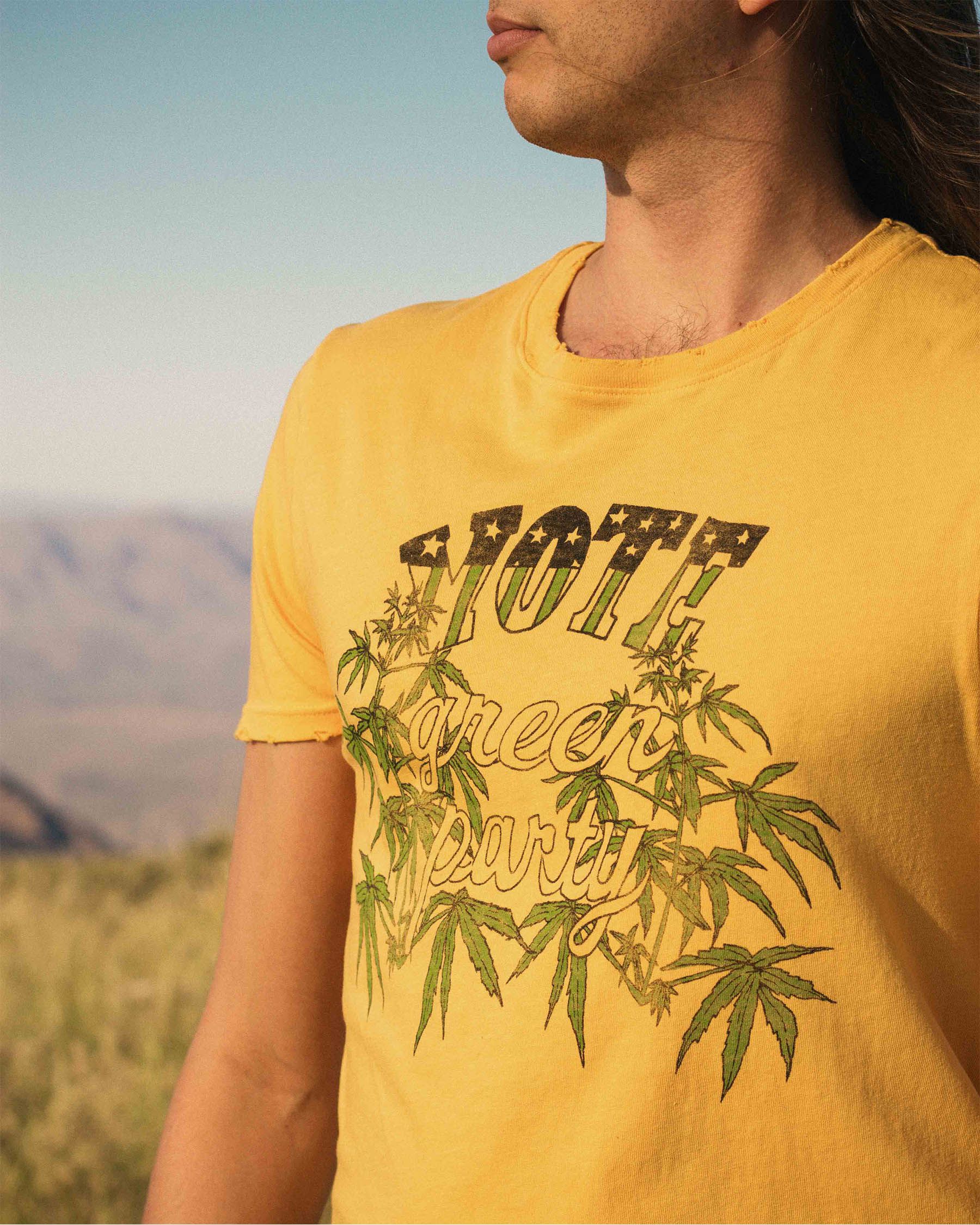 MENS VOTE GREEN PARTY TEE sold by Junk Food Clothing product image thumbnail 4