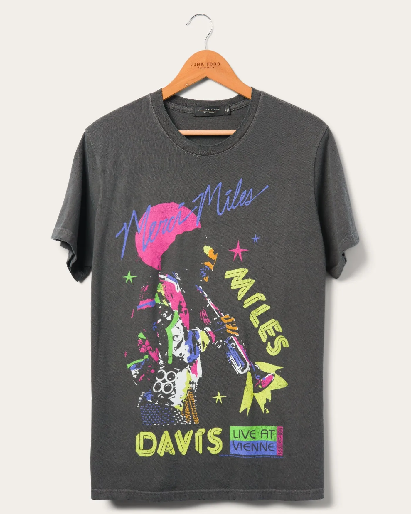 Miles Davis Merci Miles Vintage Tee sold by Junk Food Clothing