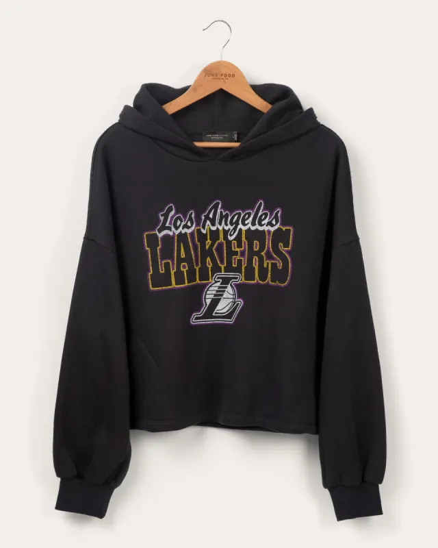 Women's Lakers Hook Shot Hoodie sold by Junk Food Clothing