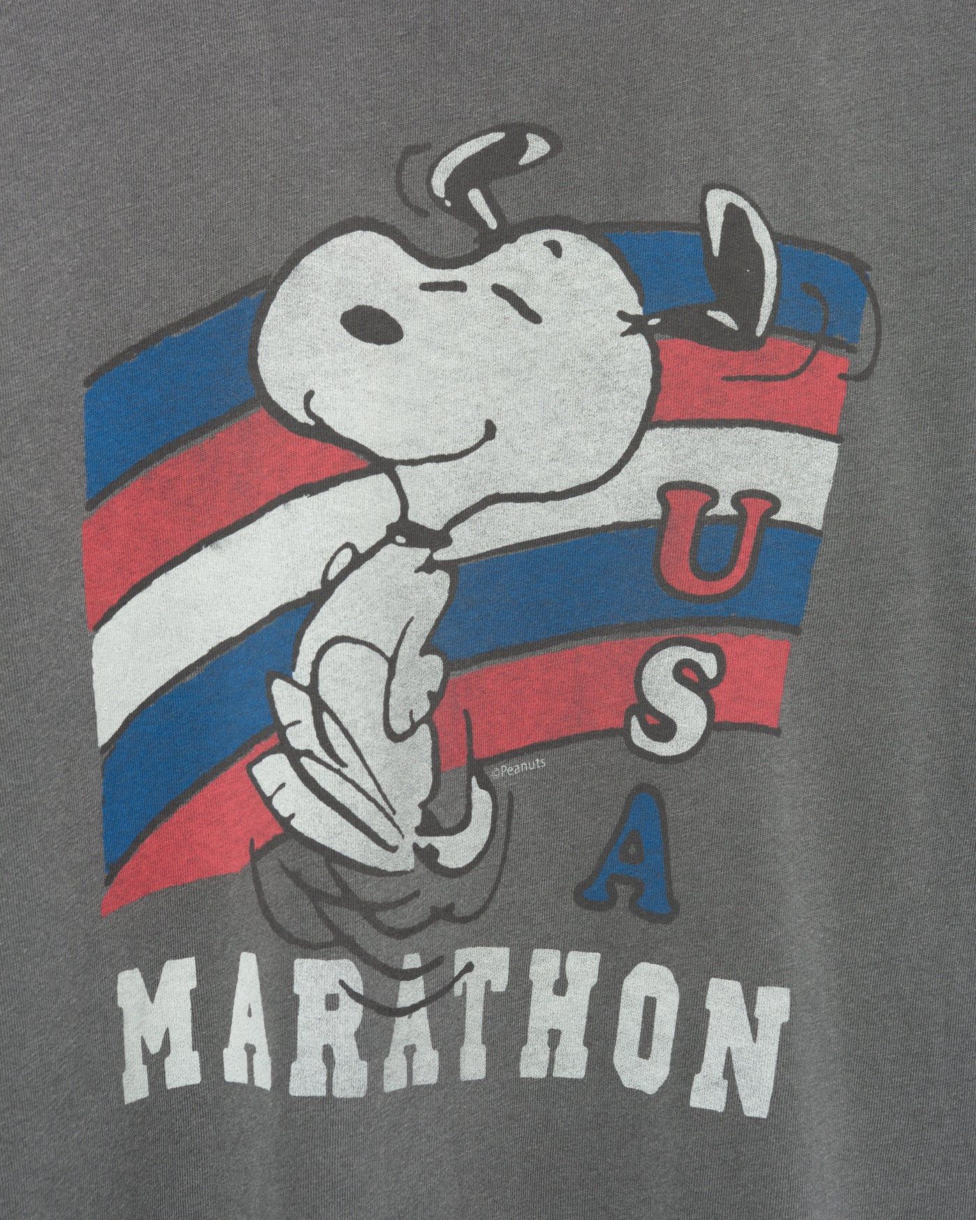 Peanuts Snoopy USA Marathon Vintage Tee sold by Junk Food Clothing product image thumbnail 5