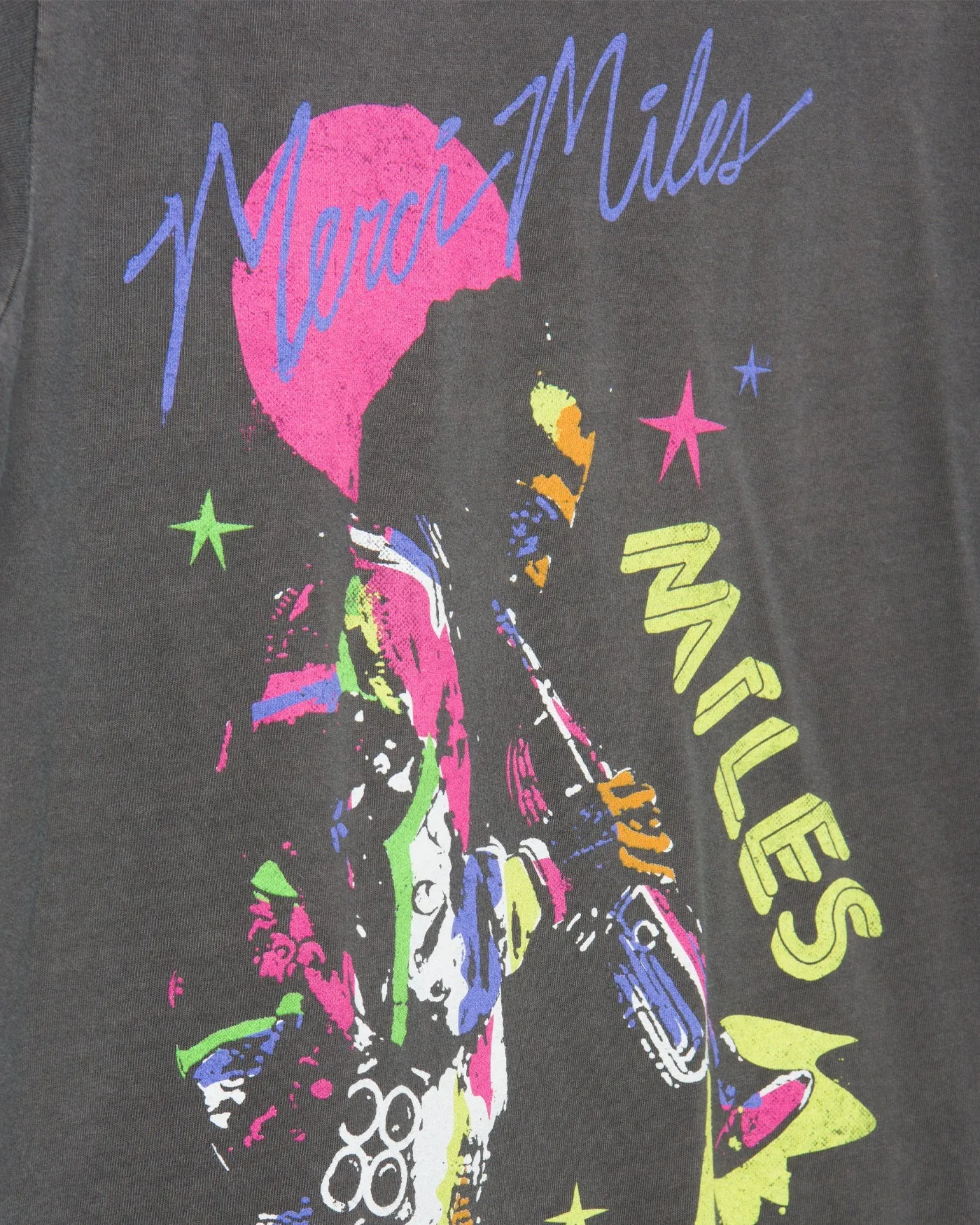 Miles Davis Merci Miles Vintage Tee sold by Junk Food Clothing product image thumbnail 4