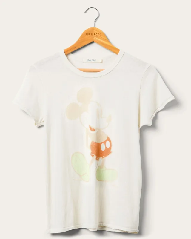 Women's Mickey Faded Original Tee sold by Junk Food Clothing