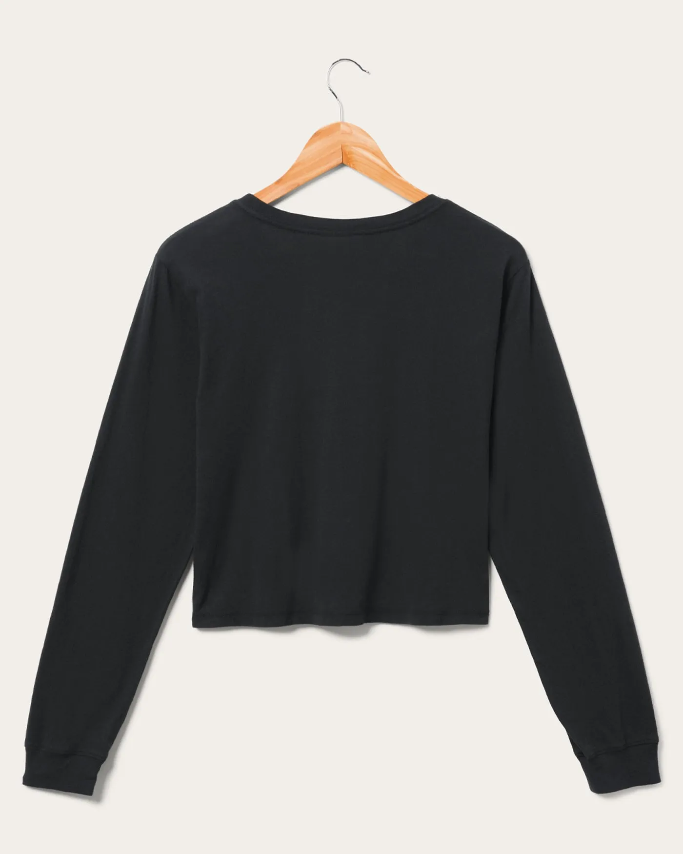 Women's Detroit Lions Mickey Hang on Crop Long Sleeve sold by Junk Food Clothing product image thumbnail 2