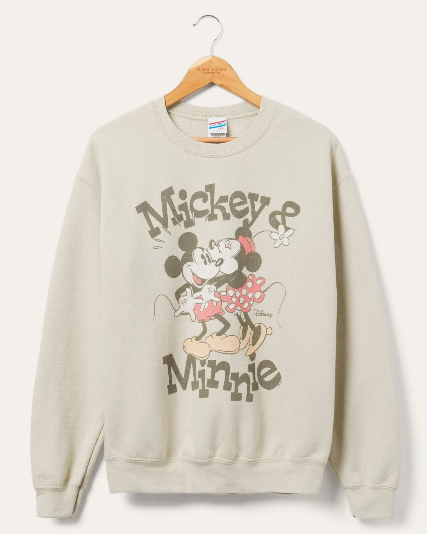 Vintage Mickey & Minnie Flea Market Fleece sold by Junk Food Clothing