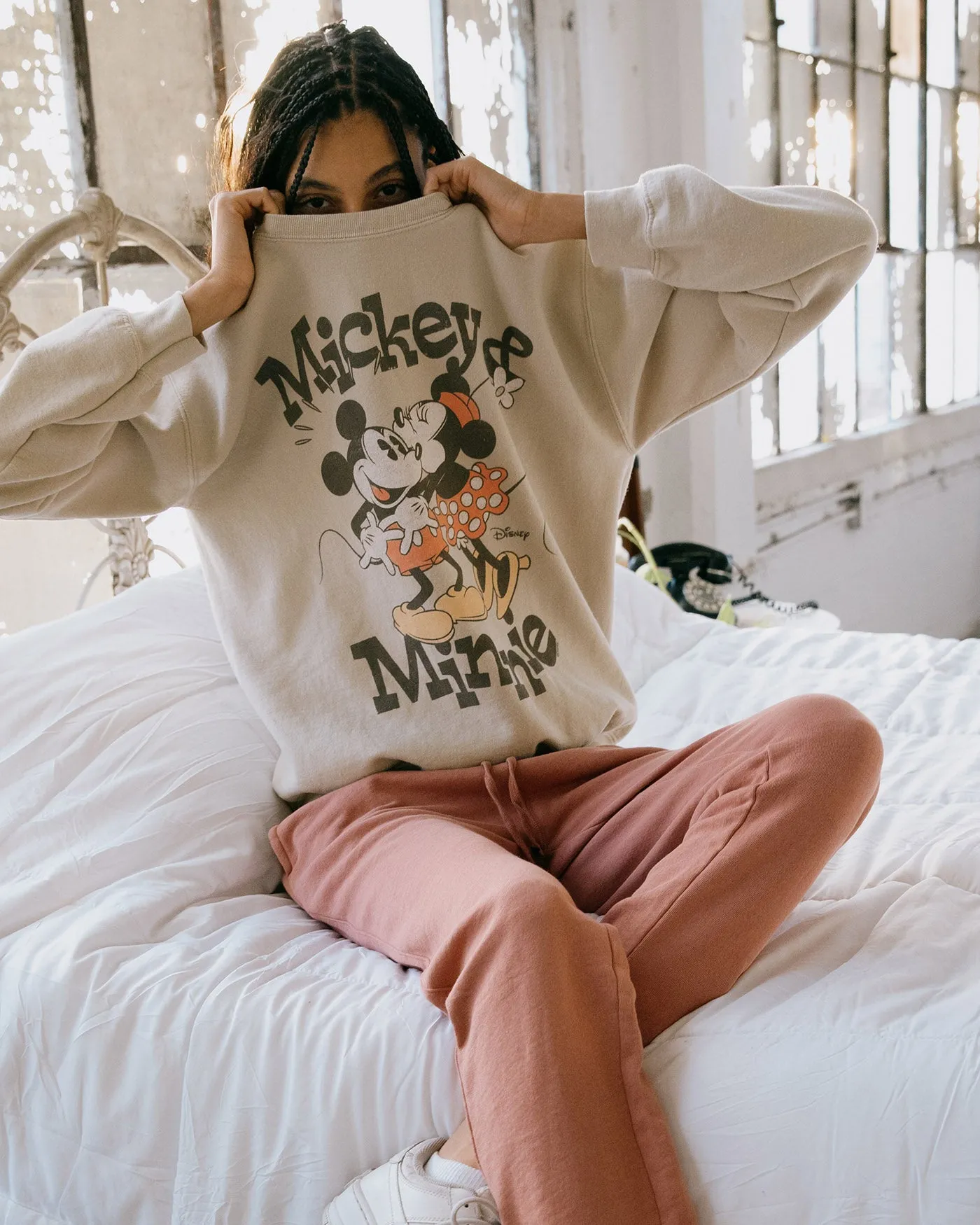 Vintage Mickey & Minnie Flea Market Fleece sold by Junk Food Clothing product image thumbnail 2