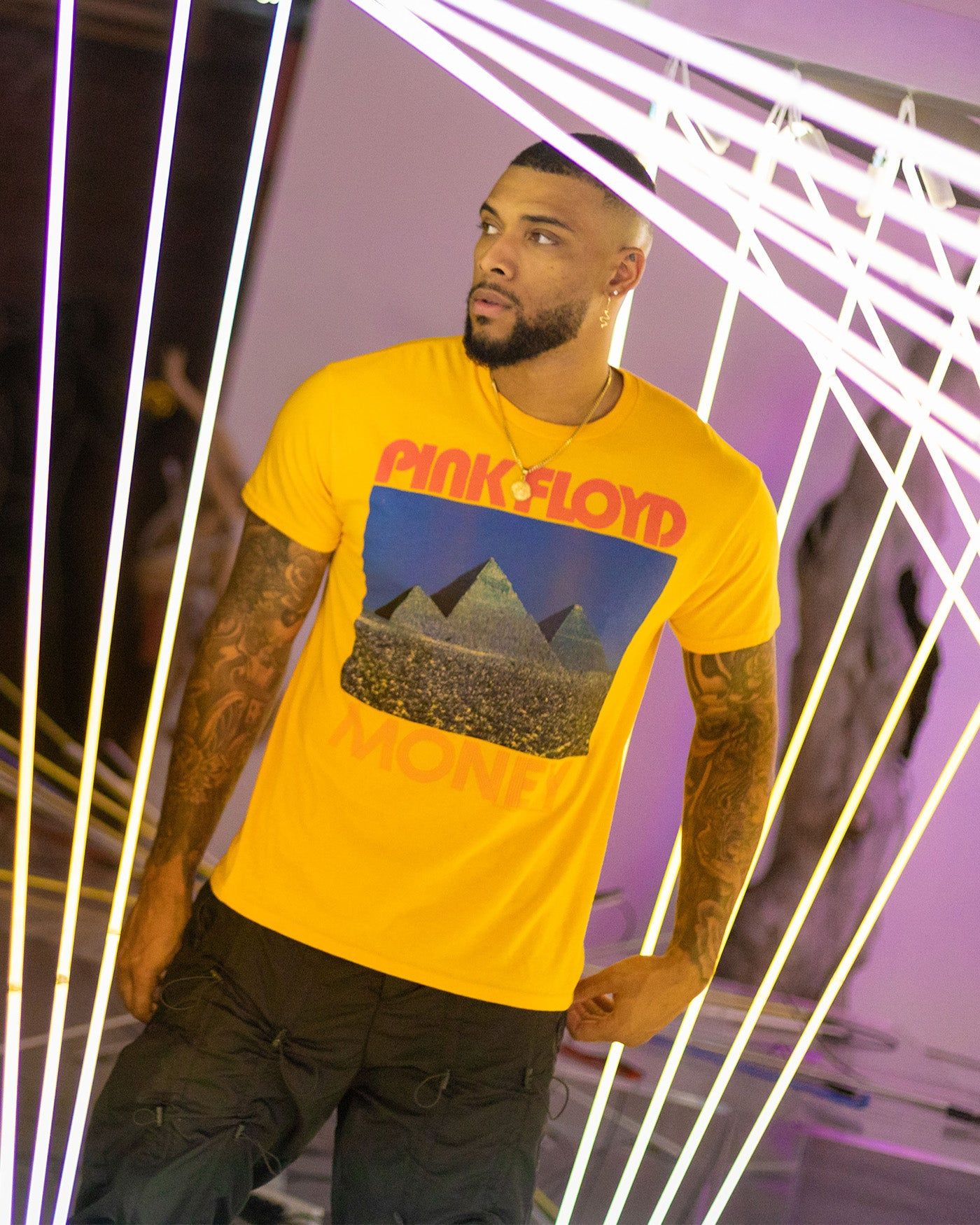 Pink Floyd Money Pyramids Flea Market Tee sold by Junk Food Clothing product image thumbnail 2