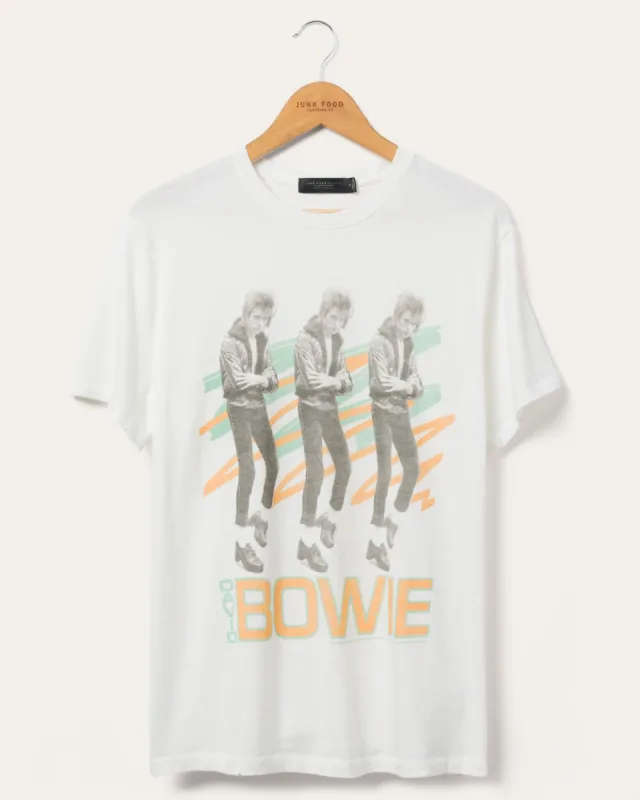 Triple David Bowie Vintage Tee sold by Junk Food Clothing