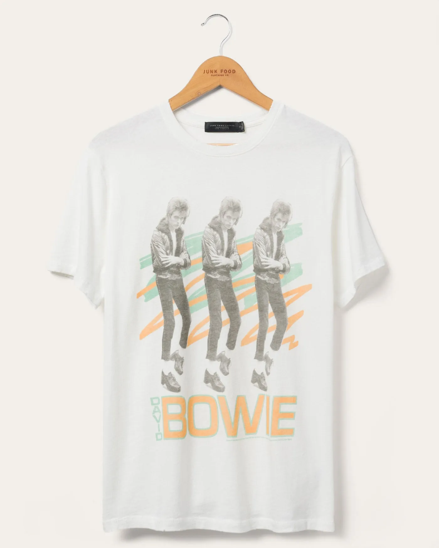 Triple David Bowie Vintage Tee sold by Junk Food Clothing
