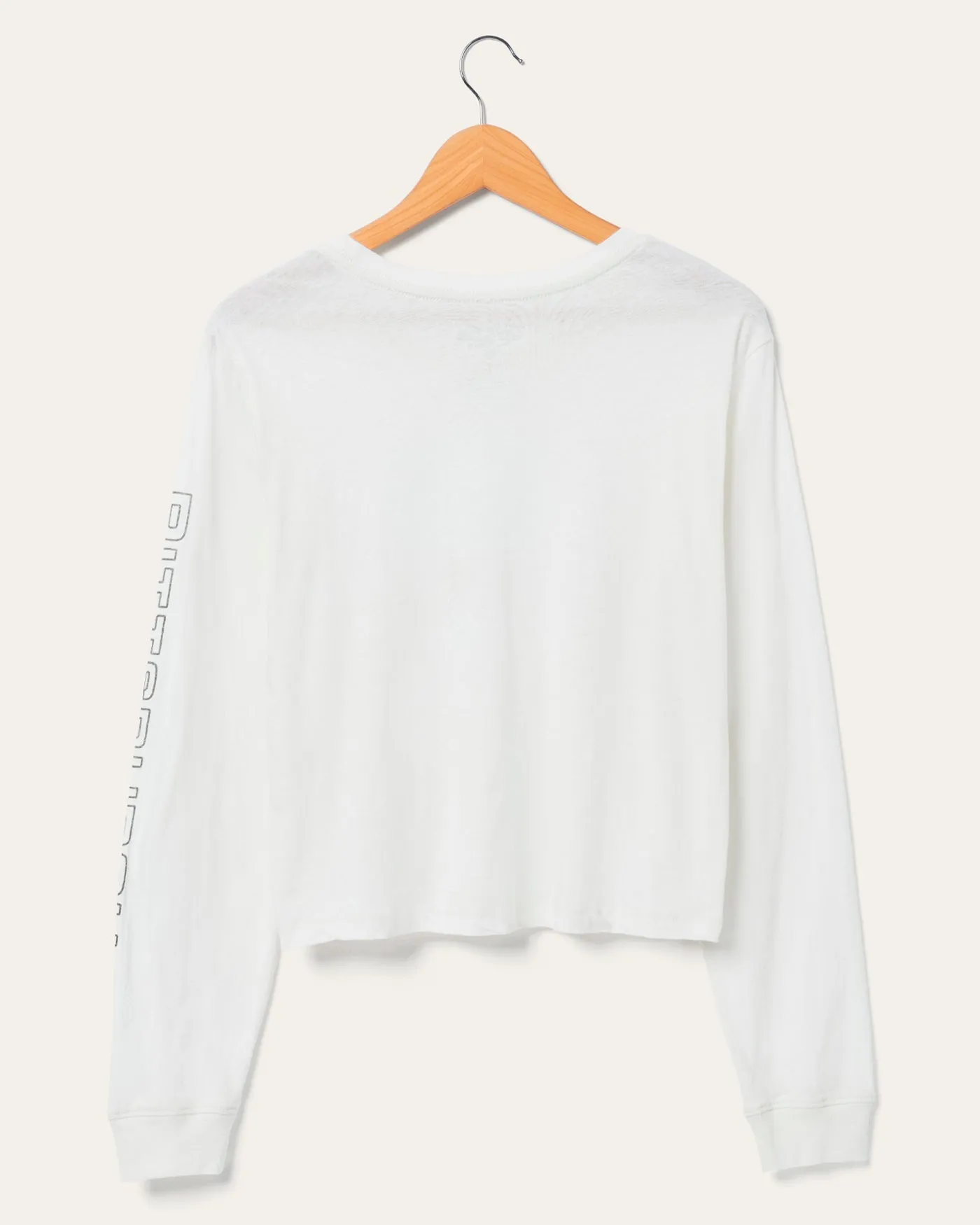 Women's Pittsburgh Steelers Touchdown Long Sleeve Crop Tee sold by Junk Food Clothing product image thumbnail 4