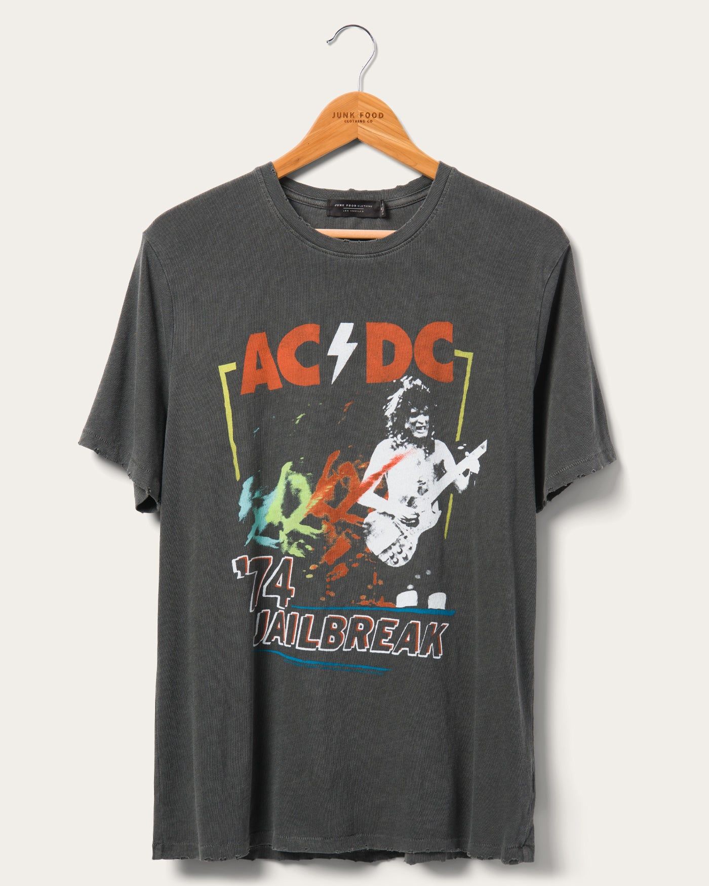 AC/DC '74 Jailbreak Vintage Tee sold by Junk Food Clothing