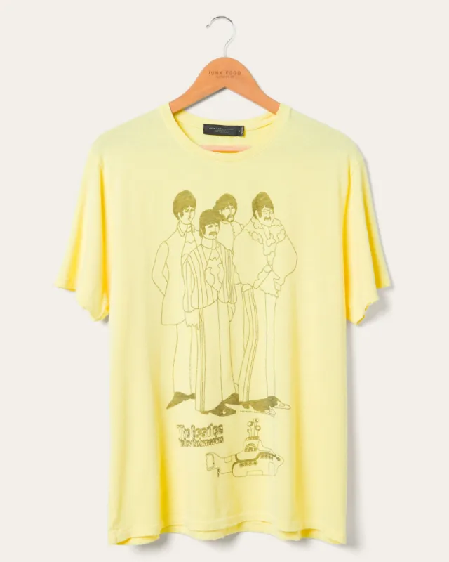 The Beatles Yellow Submarine Cartoon Vintage Tee sold by Junk Food Clothing